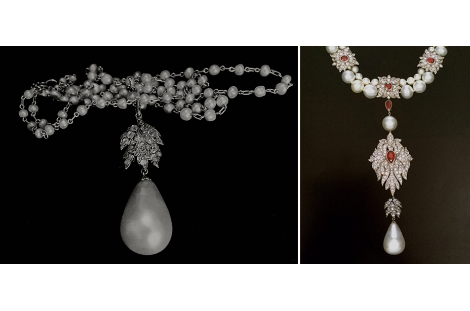 La peregrina pearl on sale necklace